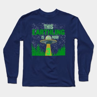 This Earthling Is Now 3 Years Old Long Sleeve T-Shirt